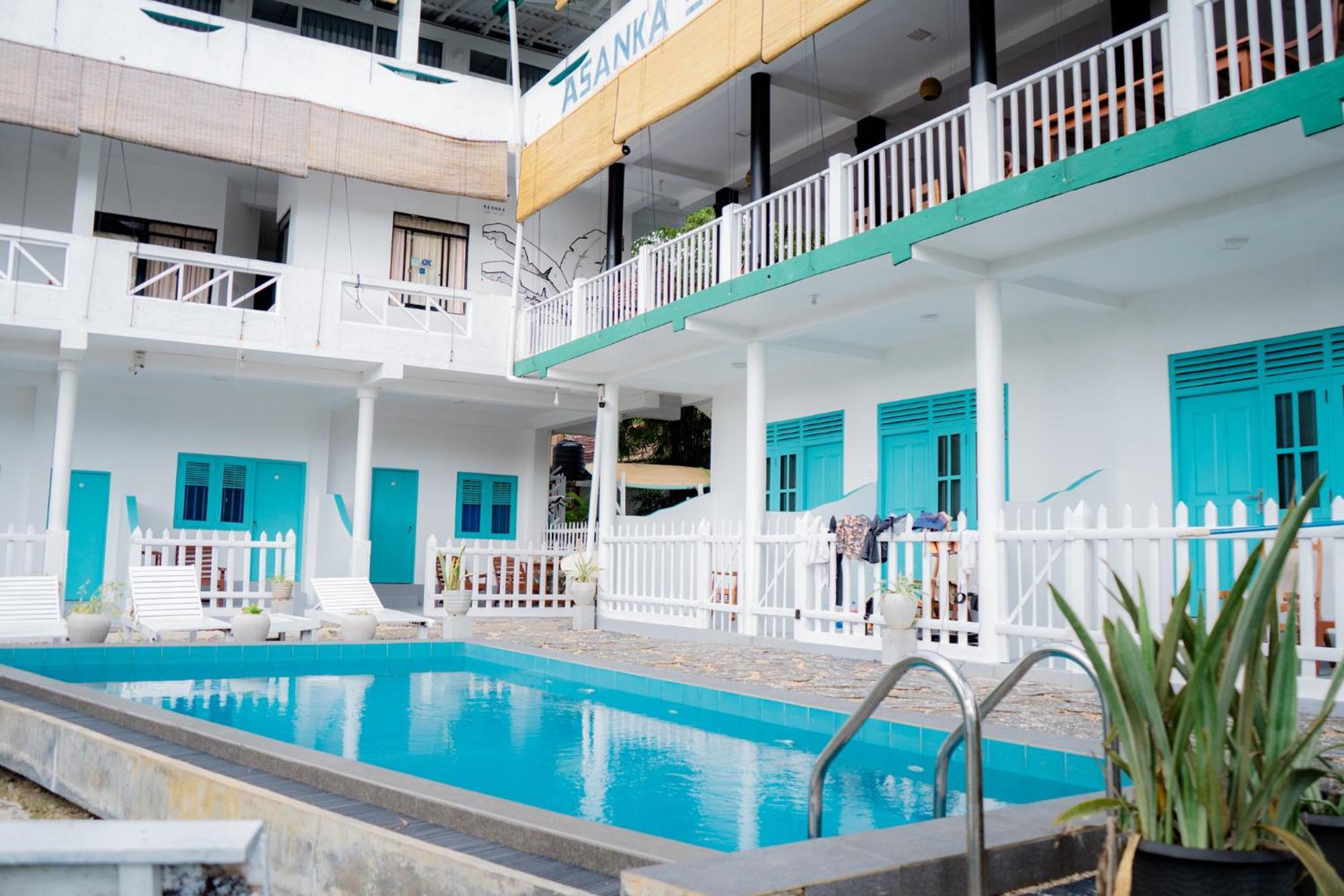 Asanka Surf House & Resturant Bed & Breakfast Midigama Exterior photo
